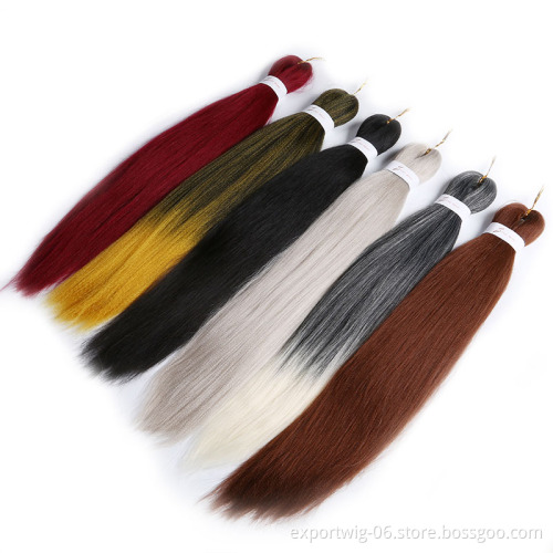 wholesale pre stretched expression ombre braiding hair pre stretched synthetic braid hair prestretched